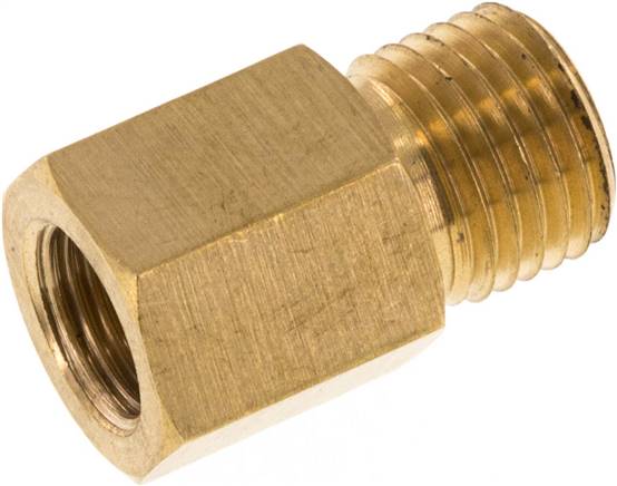 Reduzierstück M 12x1,25(AG)-G 1/8"(IG), Messing