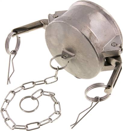 Kamlock-Verschlusskappe (DC) 3", Edelstahl (1.4408)