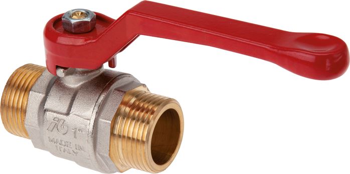 Messing-Kugelhahn, G 1-1/4" (Außengewinde), -0,9 bis 30bar