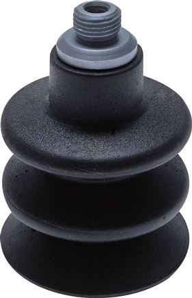 Balgsauger, 2,5-fach, 9,0x2mm, NBR (55A, schwarz)