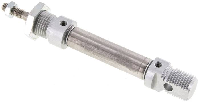 ISO 6432-Zylinder, doppeltwirkend, Kolben 12mm,Hub 25mm