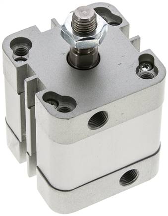 ISO 21287-Zylinder, doppeltw., Kolben 40mm, Hub 15mm, Kolbenstange AG