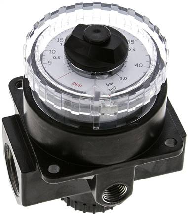 Manometerregler, G 3/4", 0 - 3 bar