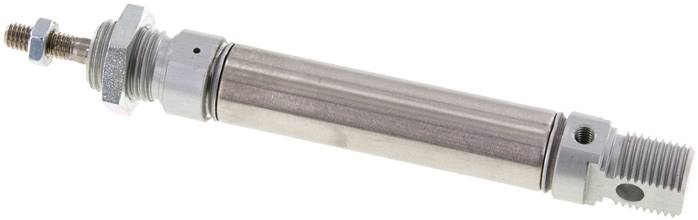 ISO 6432-Zylinder, einfachwirkend, Kolben 16mm, Hub 40mm