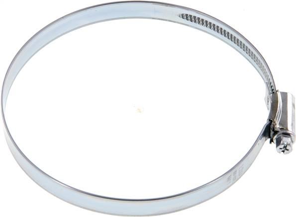 12mm Schlauchschelle 100 - 120mm, Stahl verzinkt (W1) (IDEAL)