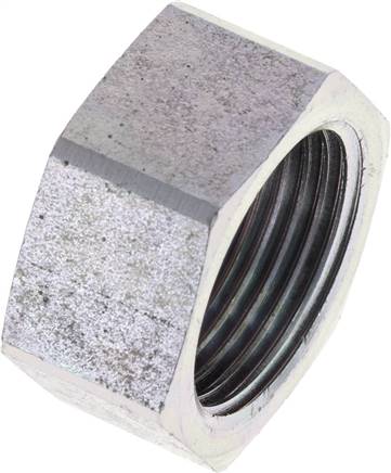 Überwurfmutter DN16, G 3/4", Bohrung 20,0mm, Stahl verz