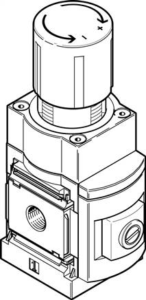 FESTO MS6-LRP-1/4-D2-A8 (538004) Präzisions-Druckregelventil