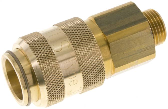 Schnellkupplung (NW15) G 1/2"(AG), Messing