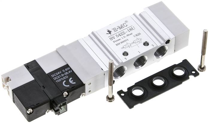 Magnetventil für S2V, 2x 3/2-Wege (NC/NO) Typ SV 5422-18U