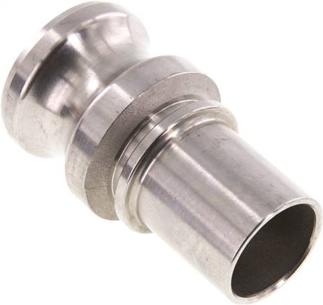 DIN/EN-Kamlock-Stecker (E/EC) 32 (1-1/4")mm Schlauch, Edelstahl (1.4408)