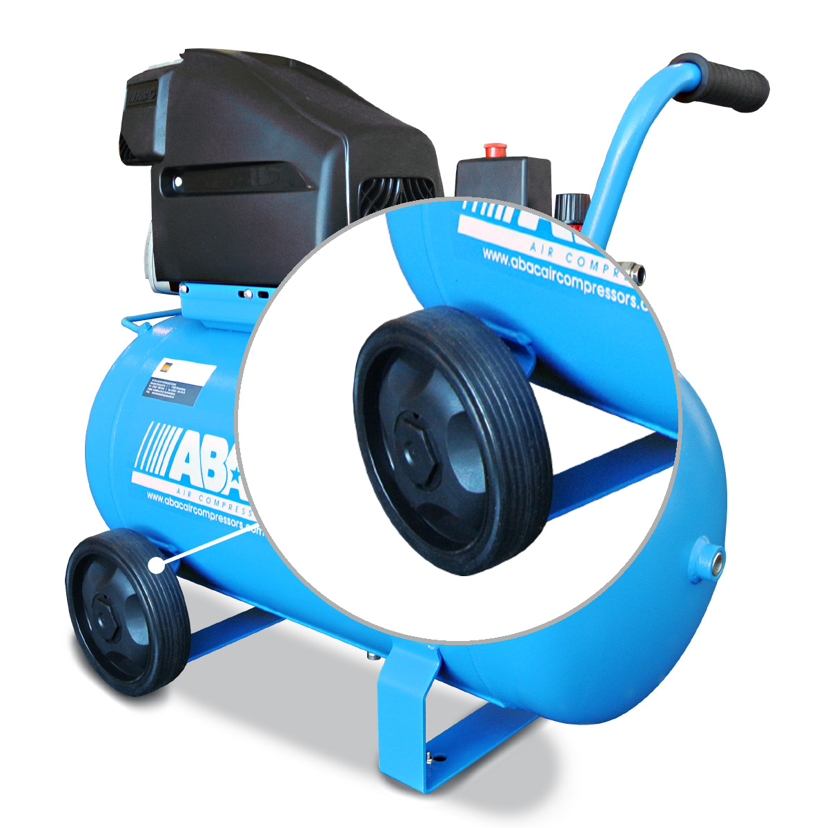 AUSSTELLER ABAC Kompressor MONTECARLO L25P – Der flexible Montagehelfer!
