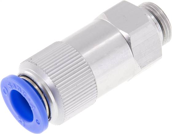Rückschlagventil G 3/8"-12mm, Durchfluss vom Schlauch zum Gewinde, IQS-Standard