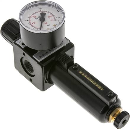 MULTIFIX Filterregler, G 3/8", 0,5 - 10bar, Baureihe 1, Metallbehälter