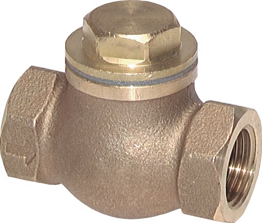 Rückschlagventil (schwer), G 1", PN 20, Rotguss