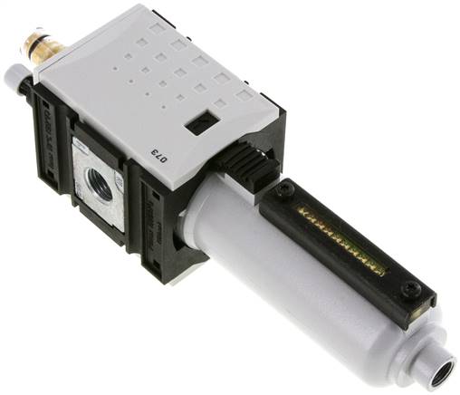 FUTURA Nebelöler, G 1/4", Baureihe 1, Metallbehälter mit Sichtrohr