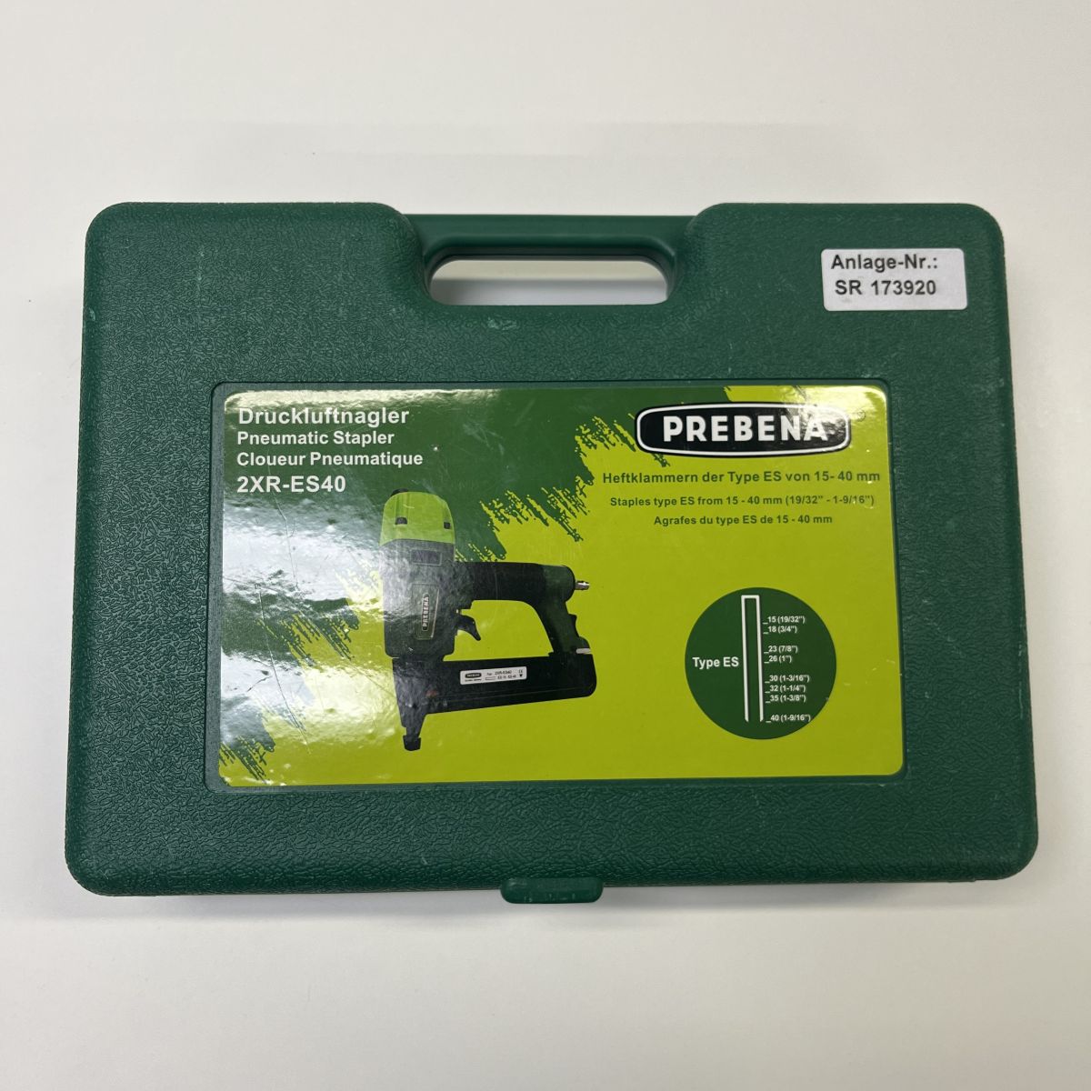 B-WARE Prebena Druckluftnagler 2XR-ES40