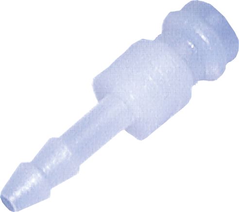 Kupplungsstecker (NW5) 4mm Schlauch, PVDF