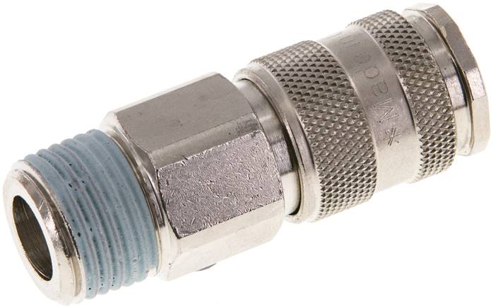 Schnellkupplung (ARO/ORION) R 1/2"(AG), Kugelverriegelung, NW 5,5