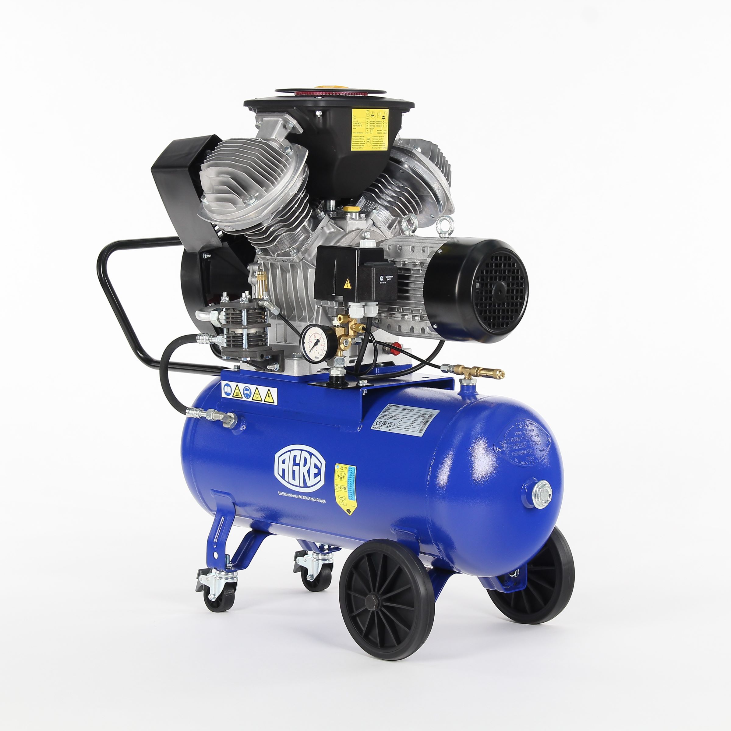 AGRE Industrie-Kolbenkompressor Typ BOSS 6000 D 2.0 fahrbar, 4116002211