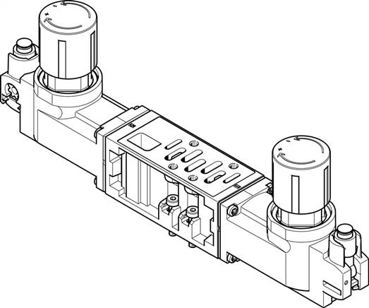 FESTO VABF-S1-2-R4C2-C-10 (555764) Reglerplatte