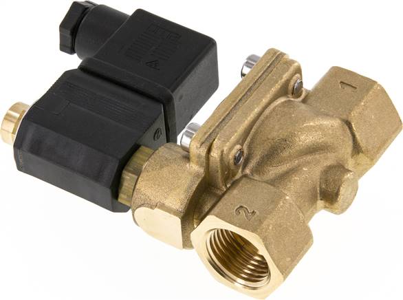 2/2-Wege Magnetventil G 1/2" stromlos geöffnet (NO),NBR 24VAC