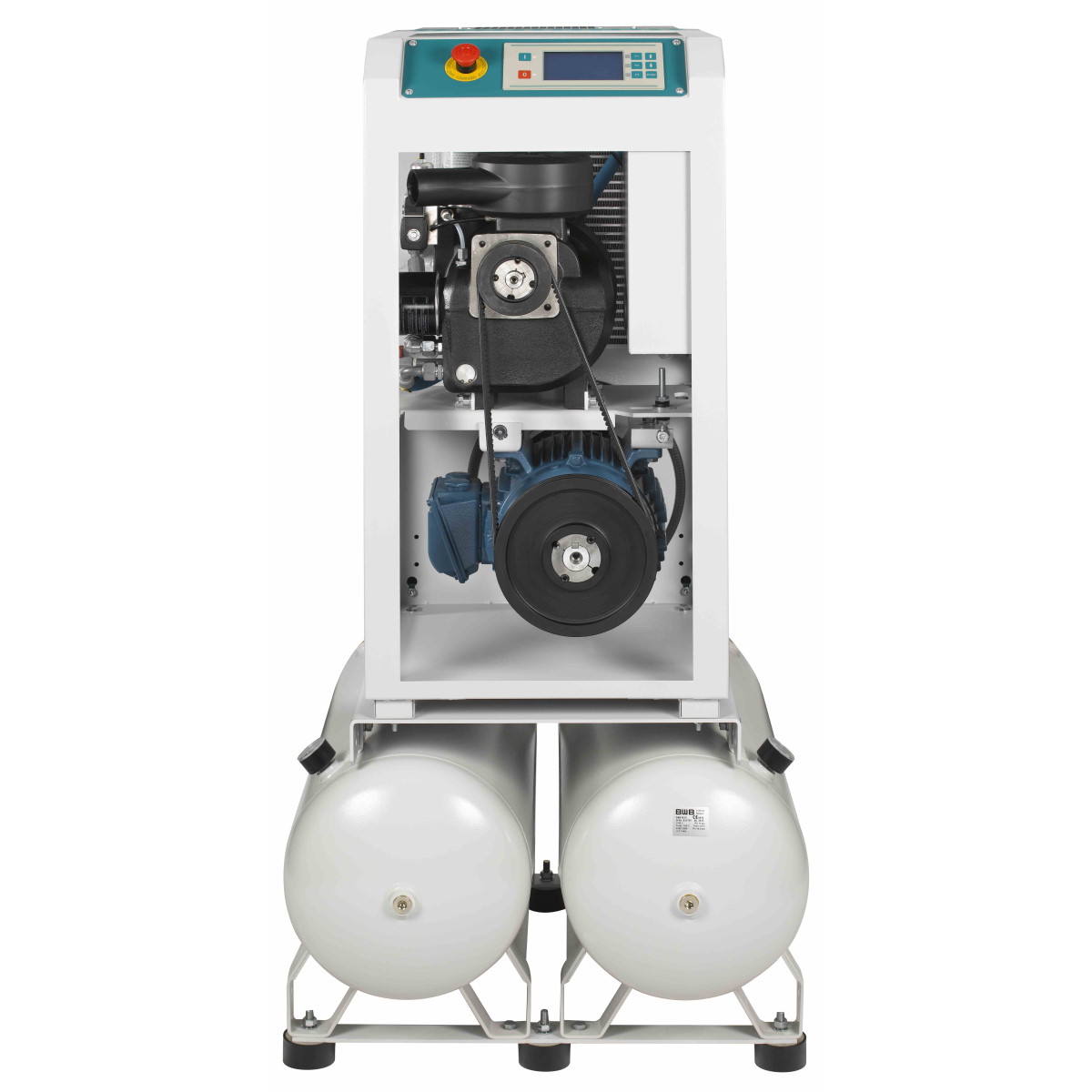 RENNER-Kompressor RSDK-PRO 7,5 auf 2x90L Behälter inkl. Kältetrockner - Schraubenkompressor