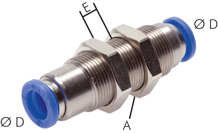 Schott-Steckanschluss, selbstabsperrend 10mm