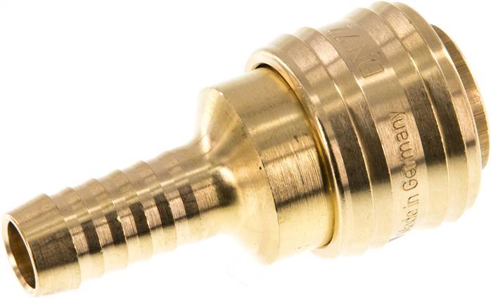 Schnellkupplung (NW7,2) 10mm Schlauch, Messing