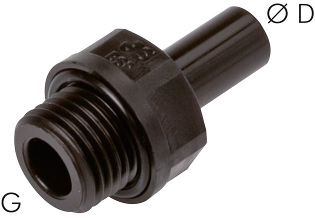 Einschraubtülle G 1/8"-6mm Stecknippel, IQS-FDA