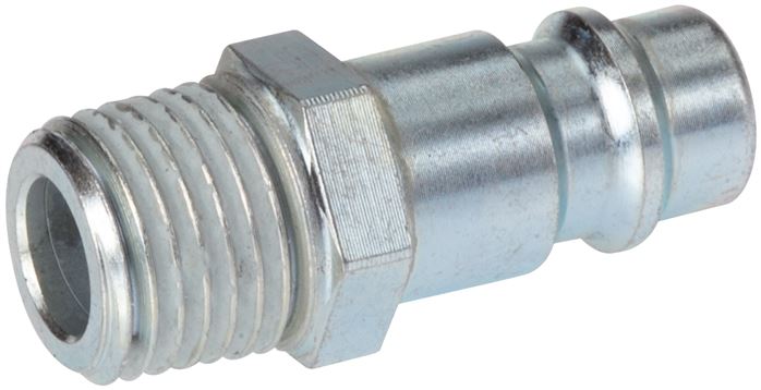 Kupplungsstecker (NW7,2) G 1/8"(AG), Stahl gehärtet & verzinkt