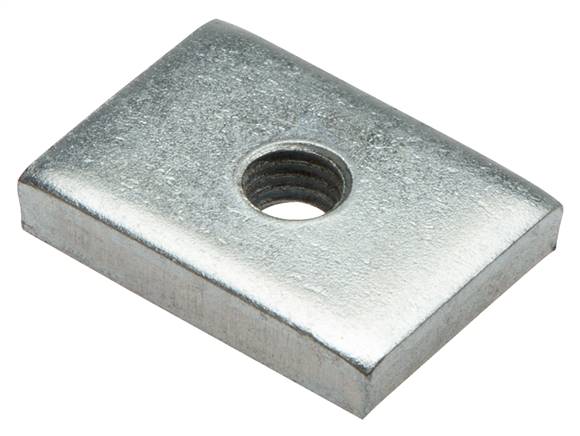 Hammerkopfgewindeplatte HG, M 8, Edelstahl A4 (33 x 23 x 6)