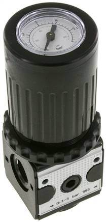 MULTIFIX Manometerregler, G 3/8", 0,1 - 3bar, Multifix 1