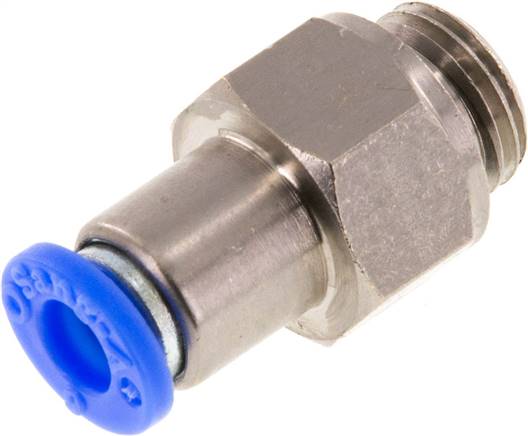 Rückschlagventil G 1/4"-6mm, Durchfluss vom Schlauch zum Gewinde, IQS-Standard