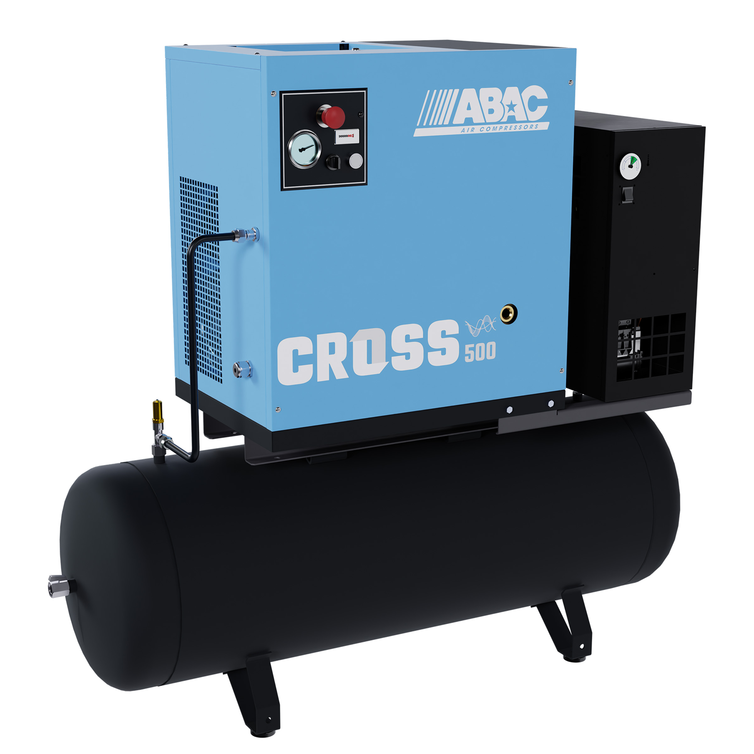 ABAC Schraubenkompressor CROSS 500E 200 Liter-AD2000, 1839025639