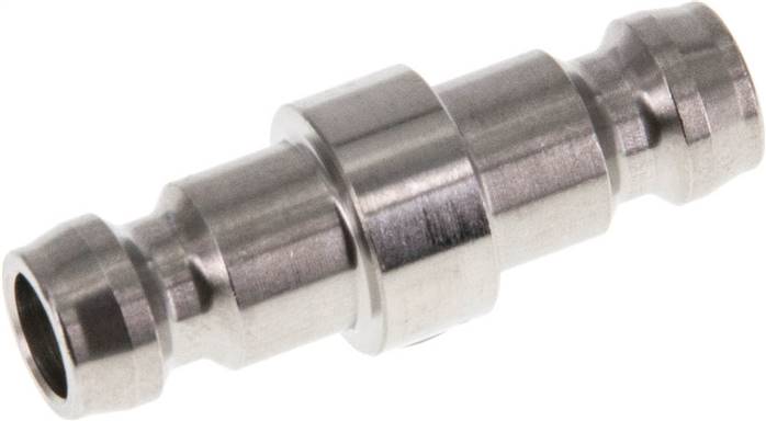 Temperierkupplungsverbinder 9mm Zapfen - 9mm Zapfen, Edelstahl