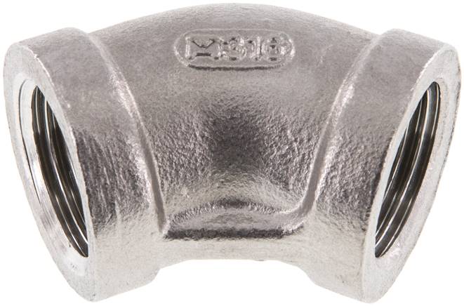 45°-Winkel Rp 1/2" (IG), 1.4408