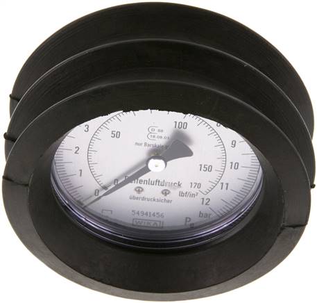Manometer f. HRF 80mm, 0 - 12 bar, G 1/4"