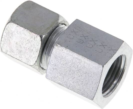 Aufschraub-Schneidringverschr. G 1/2"-14 S (M22x1,5), Stahl verzinkt