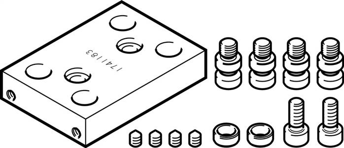FESTO DHAA-G-Q11-16-B11-16 (2185606) Adapterbausatz