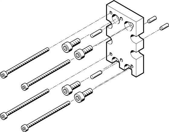 FESTO HAPG-74 (537168) Adapterbausatz