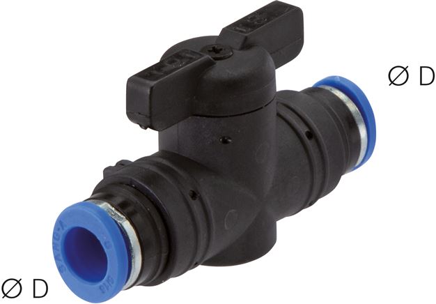 Absperrhahn 8mm, IQS-Standard