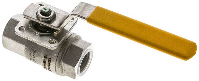 Edelstahl-Kugelhahn, Rp 1/2", -0,9 bis 20bar, für Sauerstoff (Industrie)