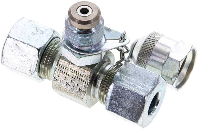 Messanschluss M16x2, 10 S (M18x1,5)-HD-Verschraubung, Stahl verzinkt