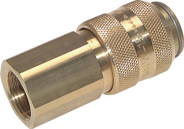 Schnellkupplung (NW15) G 1/2"(IG), Messing vernickelt