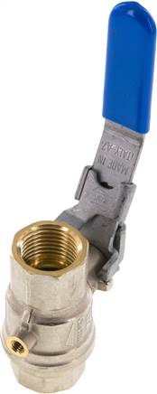 Messing-Kugelhahn mit Entlüftungsbohrung G 1/2", PN 14