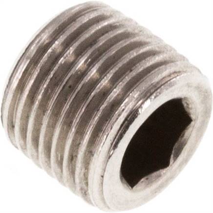 Verschlussstopfen Innenskt. G 1/8", 1.4571