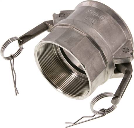 Kamlock-Kupplung (D) Rp 3"(IG), Edelstahl (1.4408)