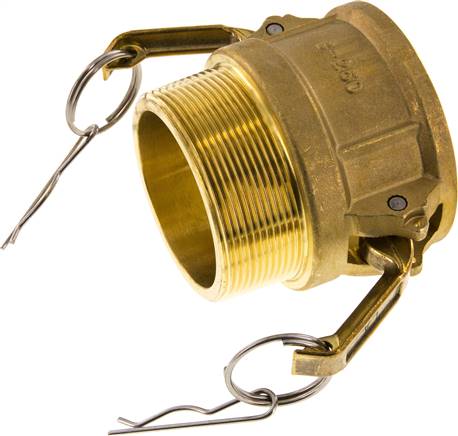 Kamlock-Kupplung (B) R 2-1/2"(AG), Messing