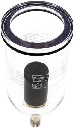 STANDARD Kunststoffbehälter f. Filter, Standard 2, Kondensatablass automatisch (drucklos geschlossen)