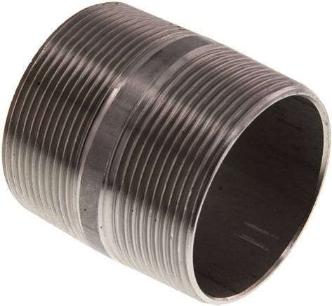 Rohrdoppelnippel R 2"-60mm, 1.4571